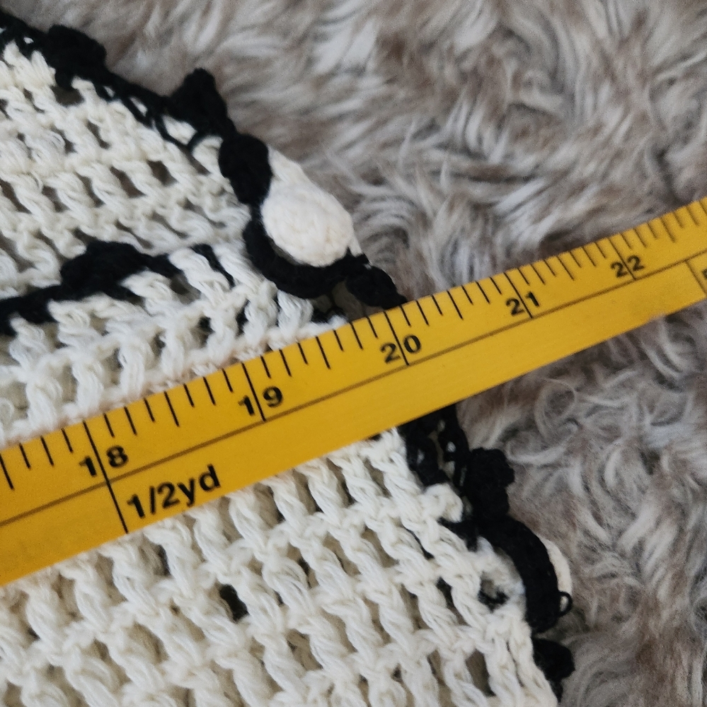 Free People Bali Heydayz Crochet Skirt‎ In Ivory White Women's Size Large - Picture 14 of 15